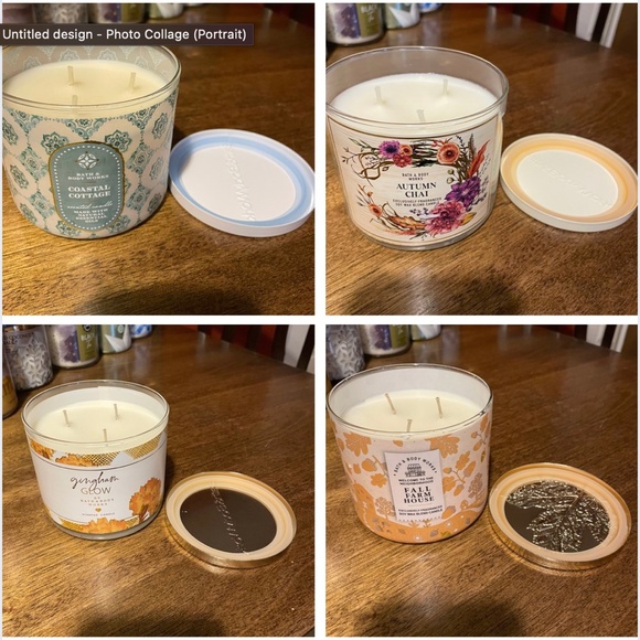 Individual Bath & Body Works / White Barn 3-Wick 14.5oz Candles - Picture 2 of 8